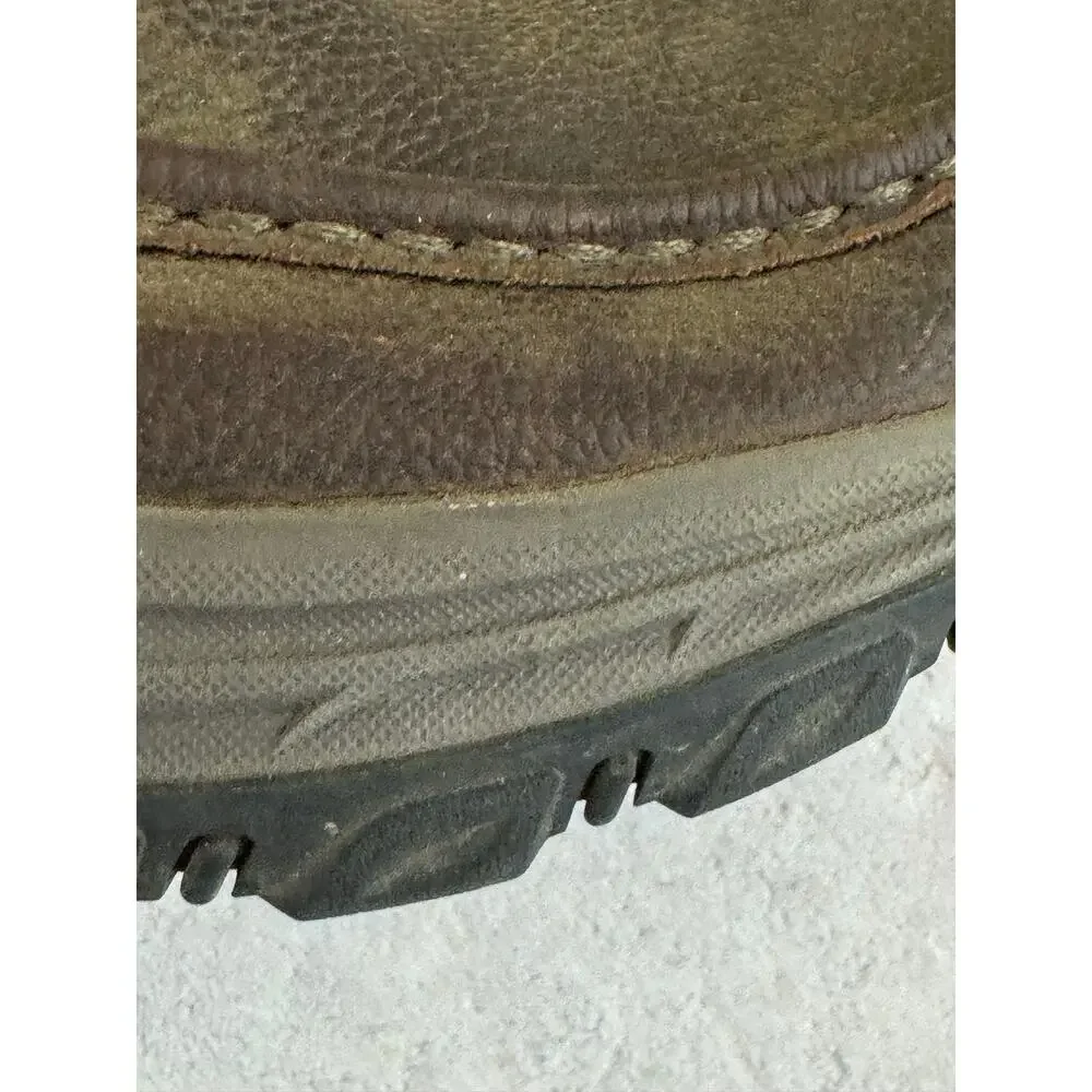 Skechers Slip-ins Relaxed Fit Knowlson Brown Leather Shoes 205188 Men 9.5 X-Wide